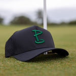 Black & Green Icon Cap