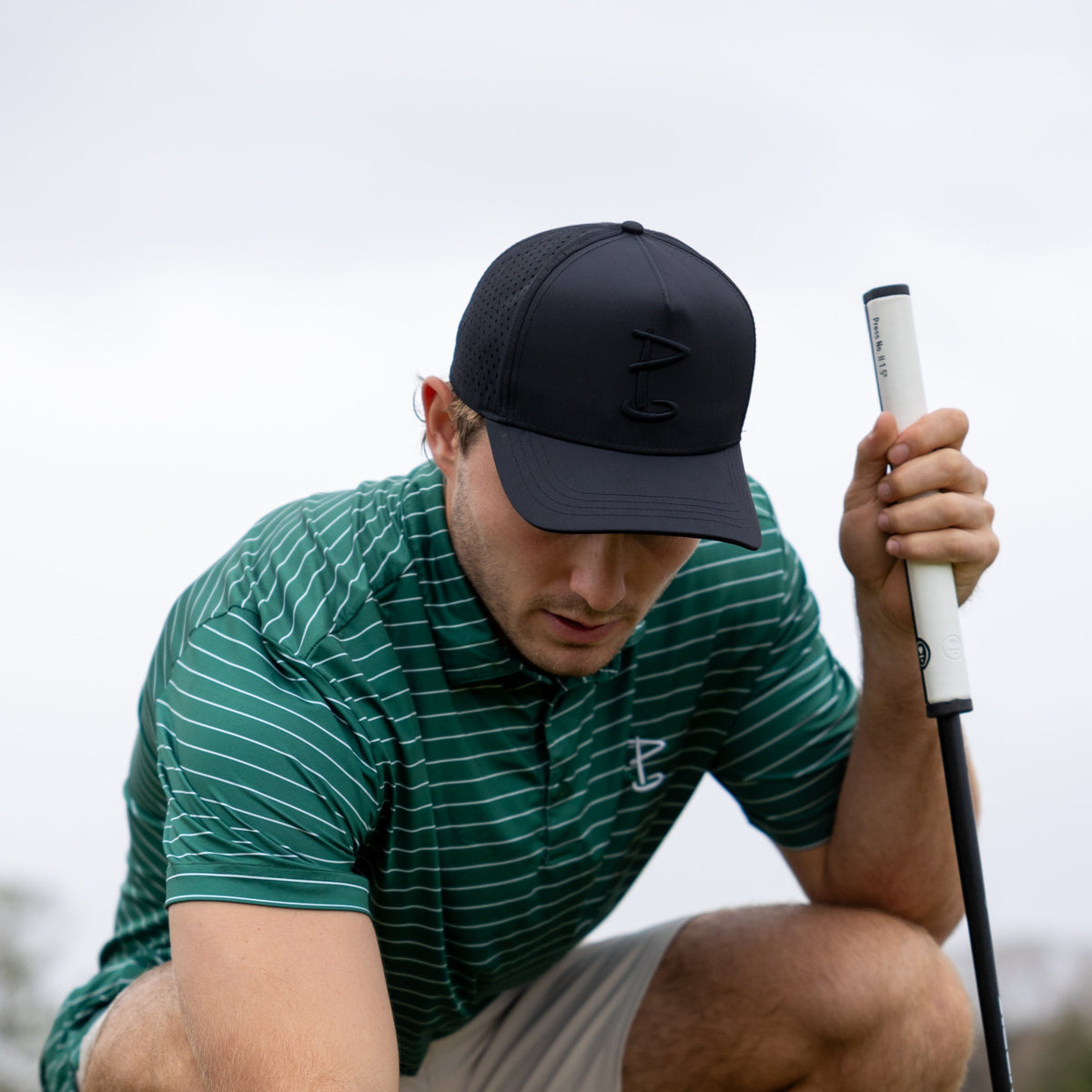 Striped Greens Polo