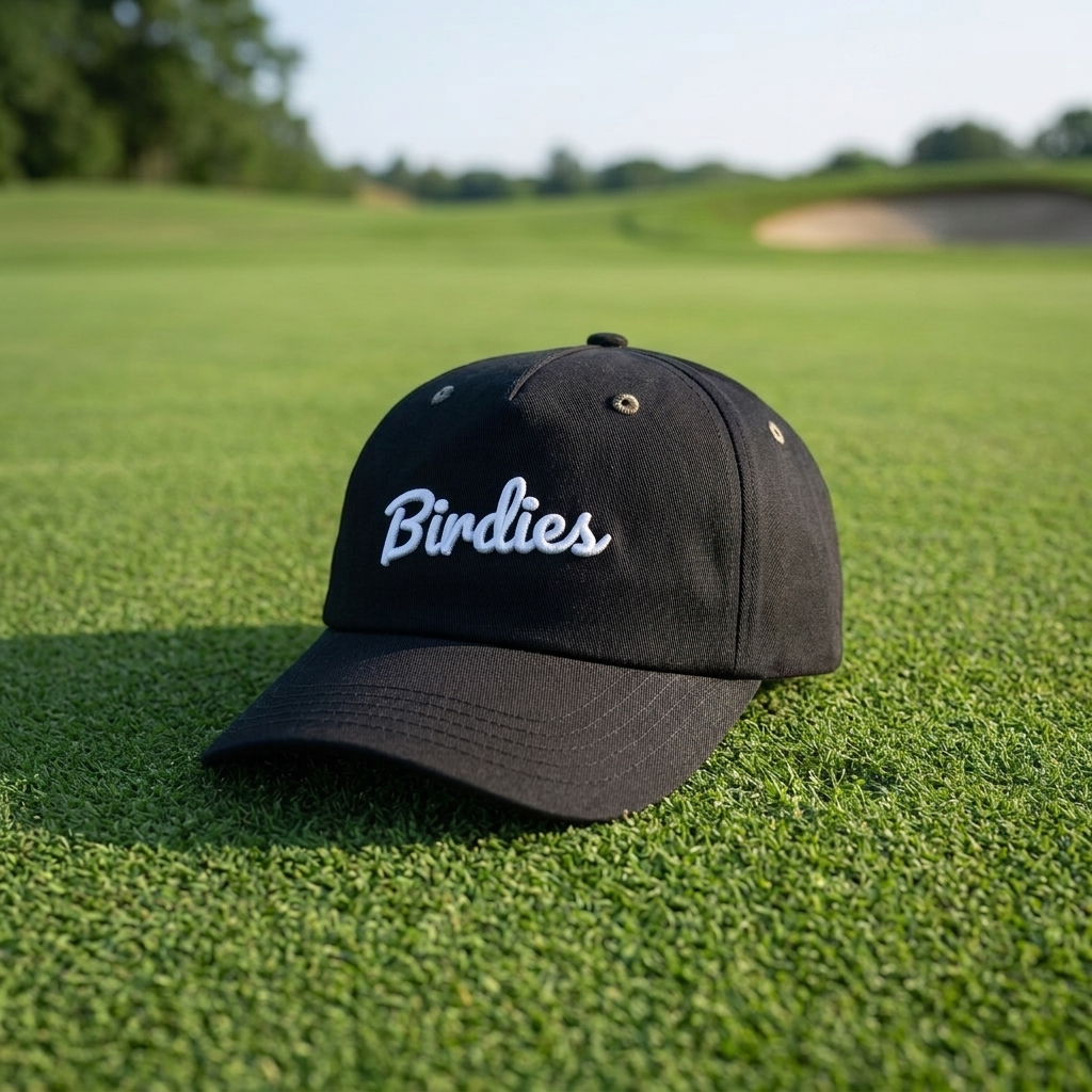 Birdies Black Velcro Cap